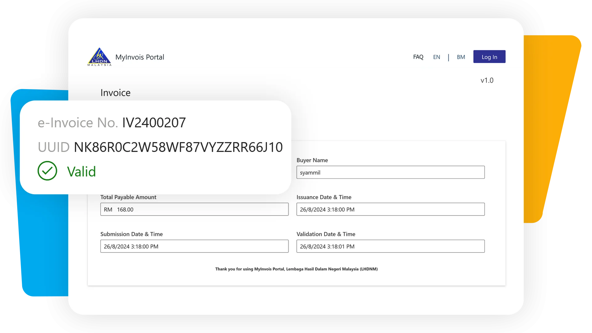 Step 2 - E-Invoice Submission