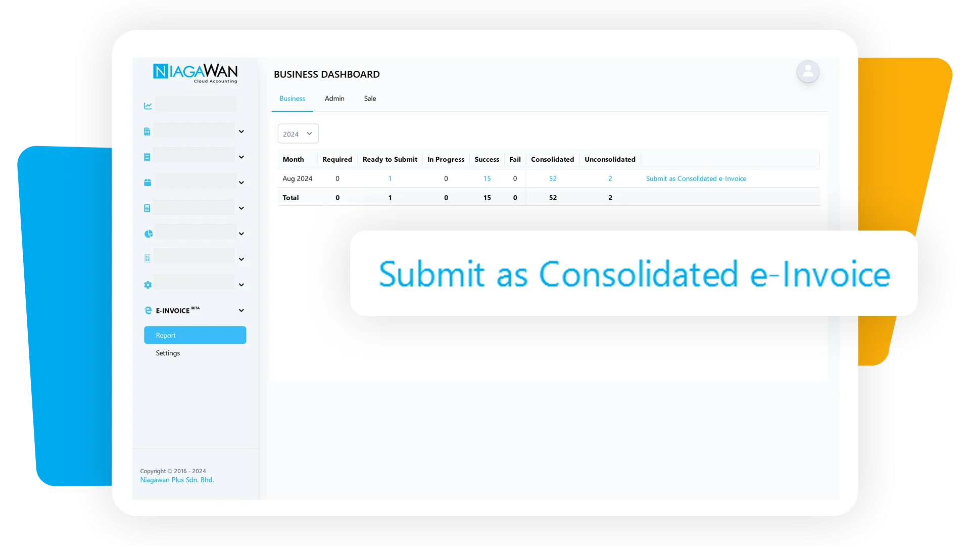 Step 3 - Consolidated Invoice
