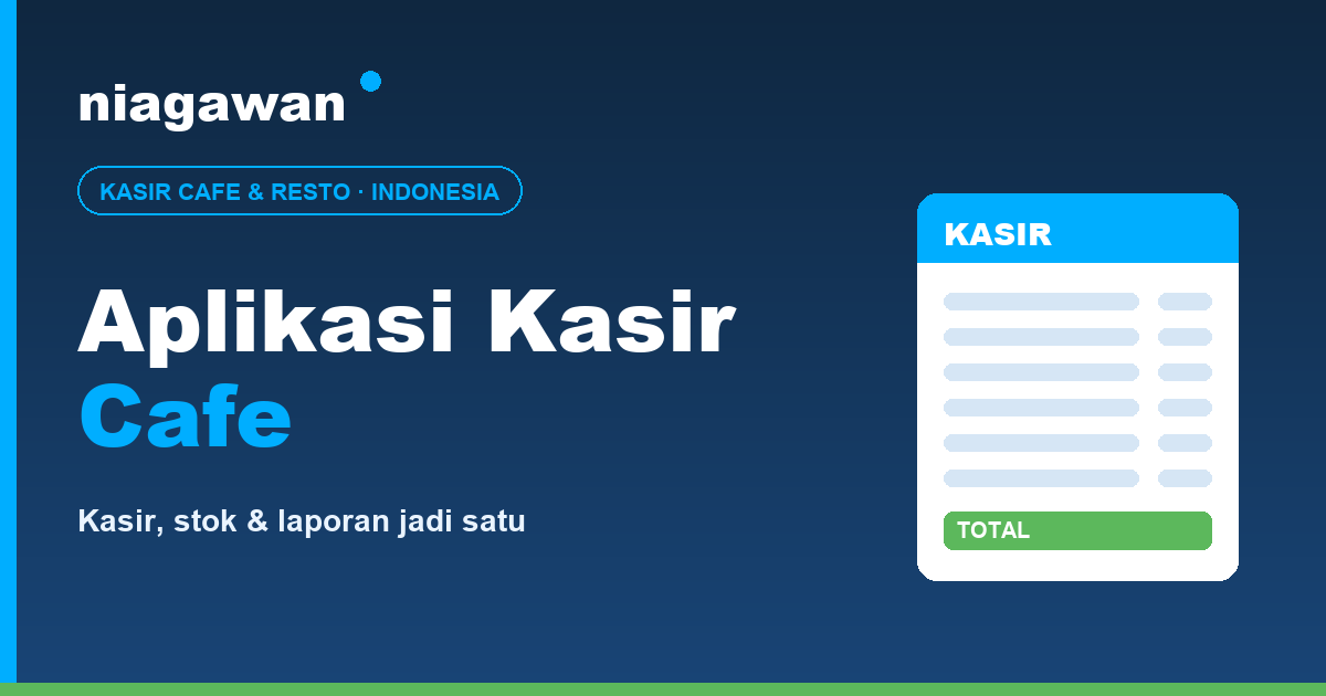 Aplikasi kasir cafe dan resto