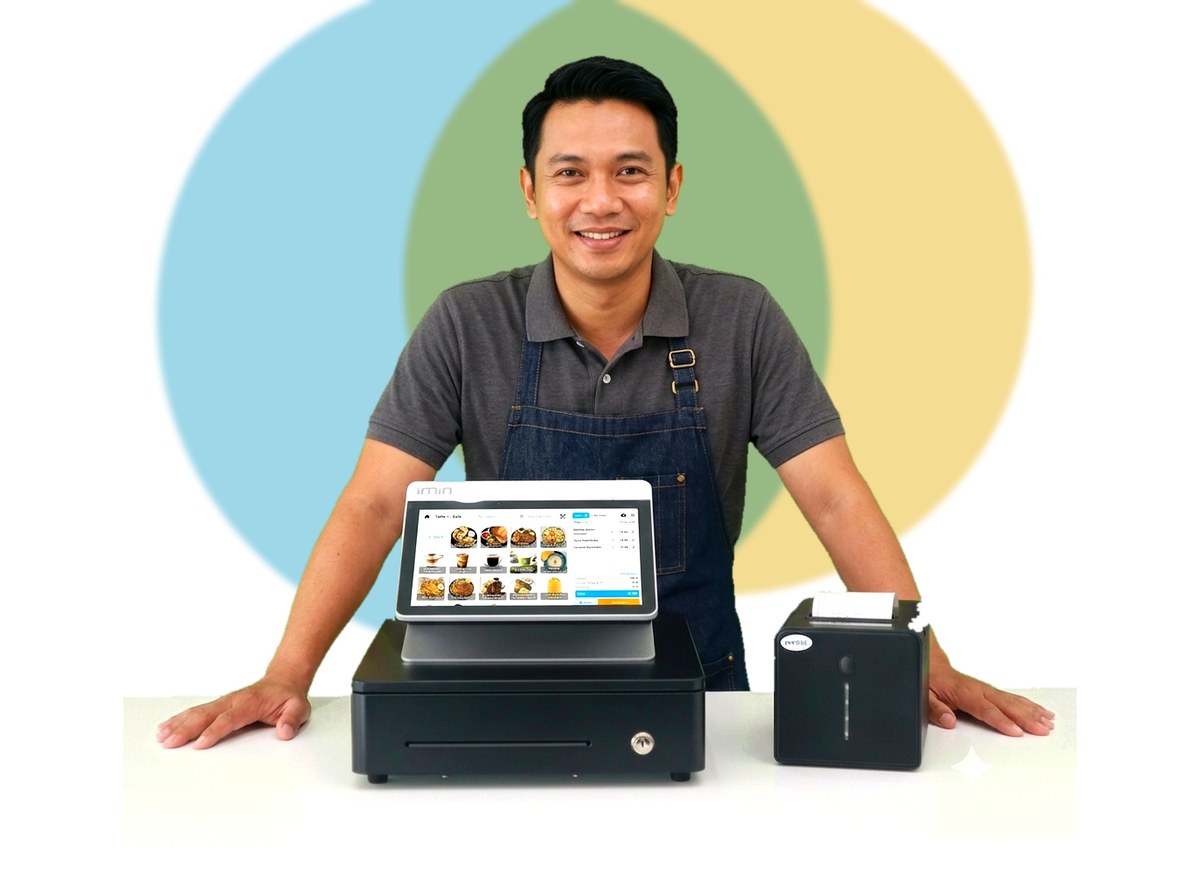 Niagawan POS on an iMin terminal