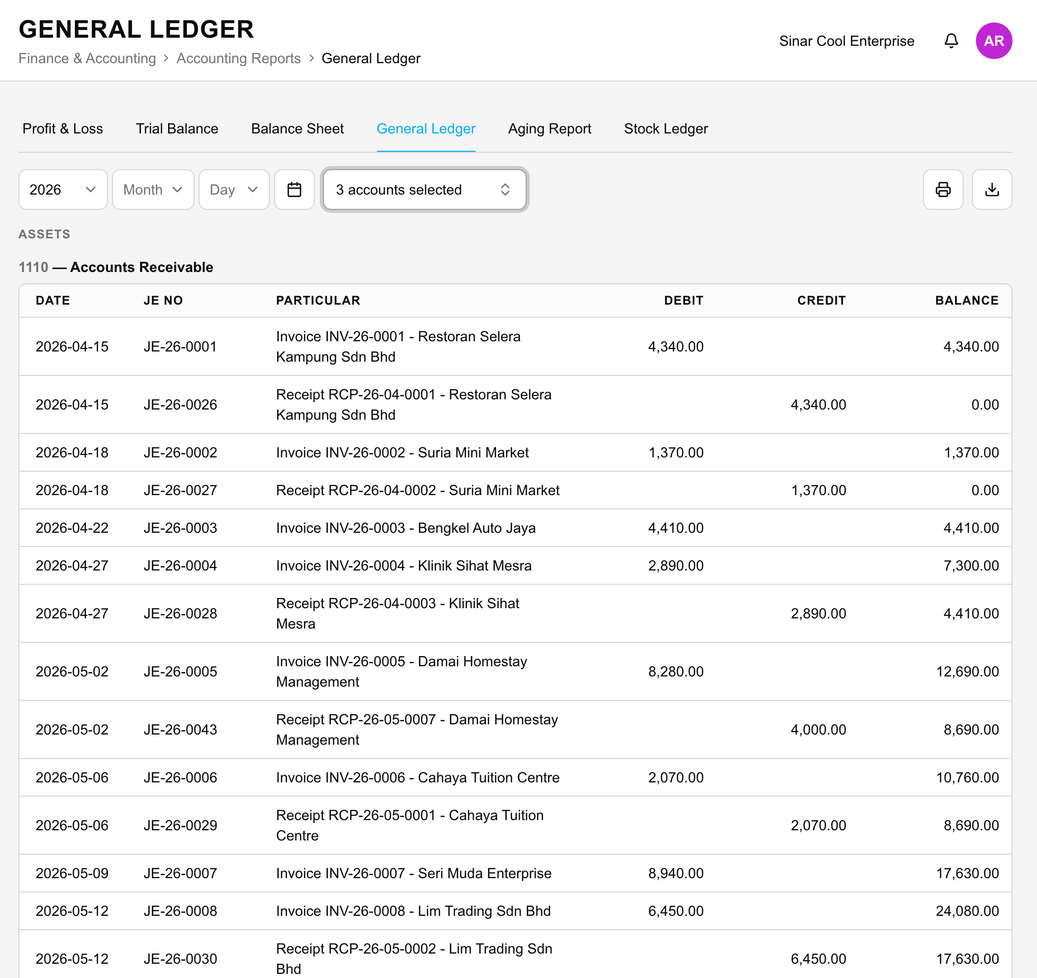 General Ledger