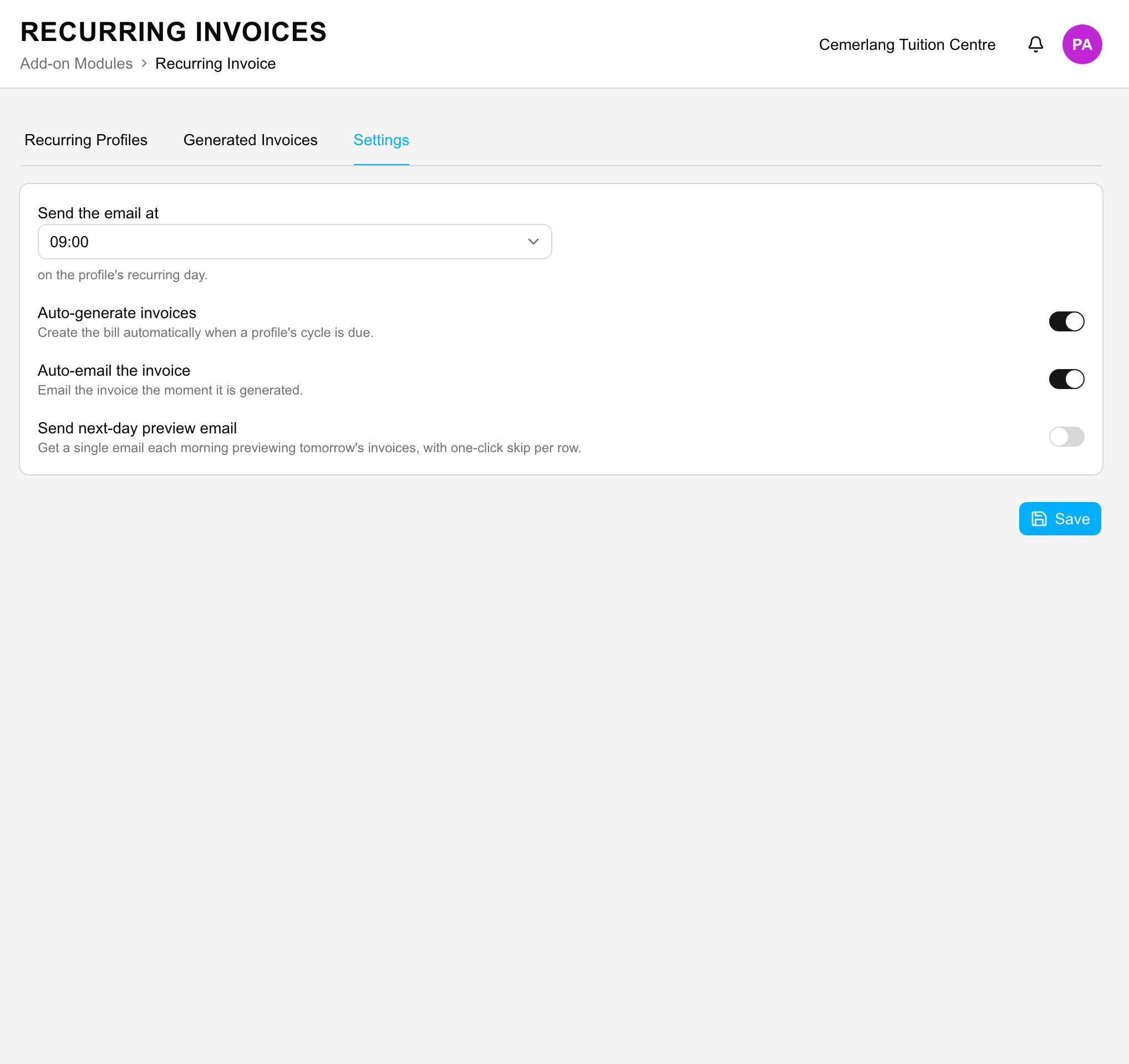 Auto-generate and auto-email