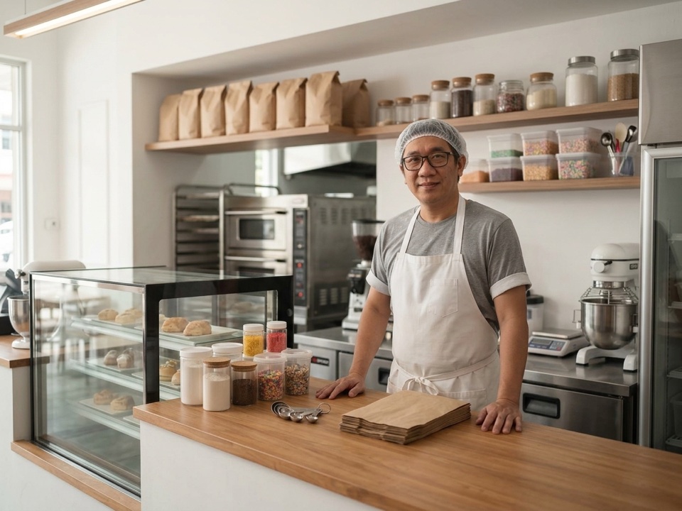 Your baking supplies shop, from the Saturday counter queue to a real profit figure on both sides