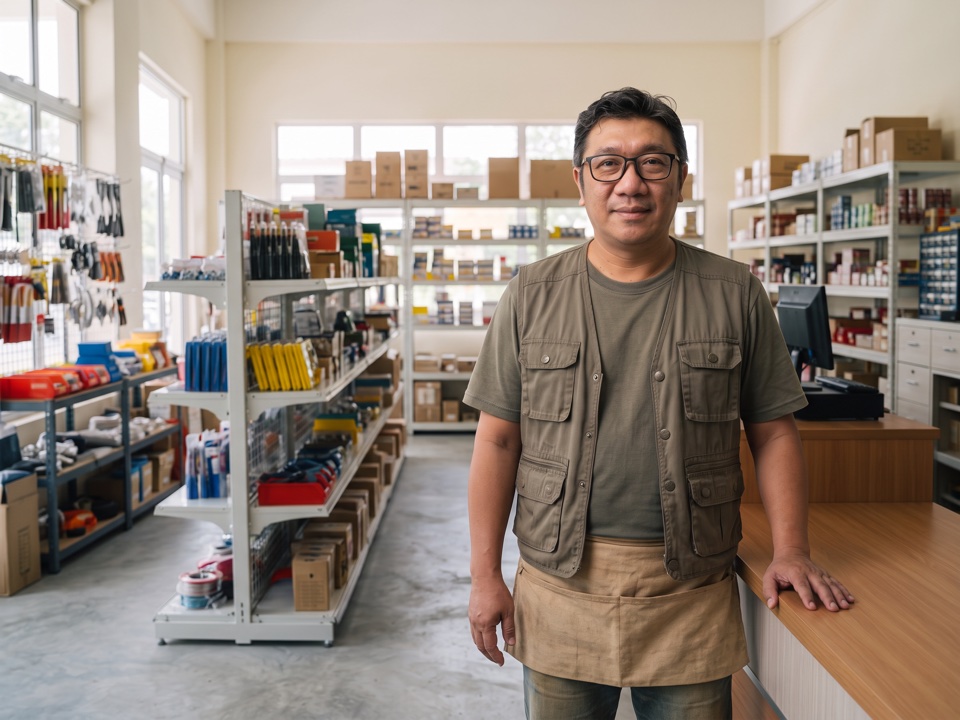 Your hardware shop, from the 7am pickup load to who owes you what at close